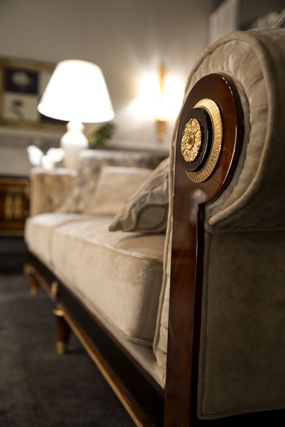 Thổ Cẩm Decor - Sofa Băng VERMONT 3 tay Sofa Băng VERMONT cổ điển