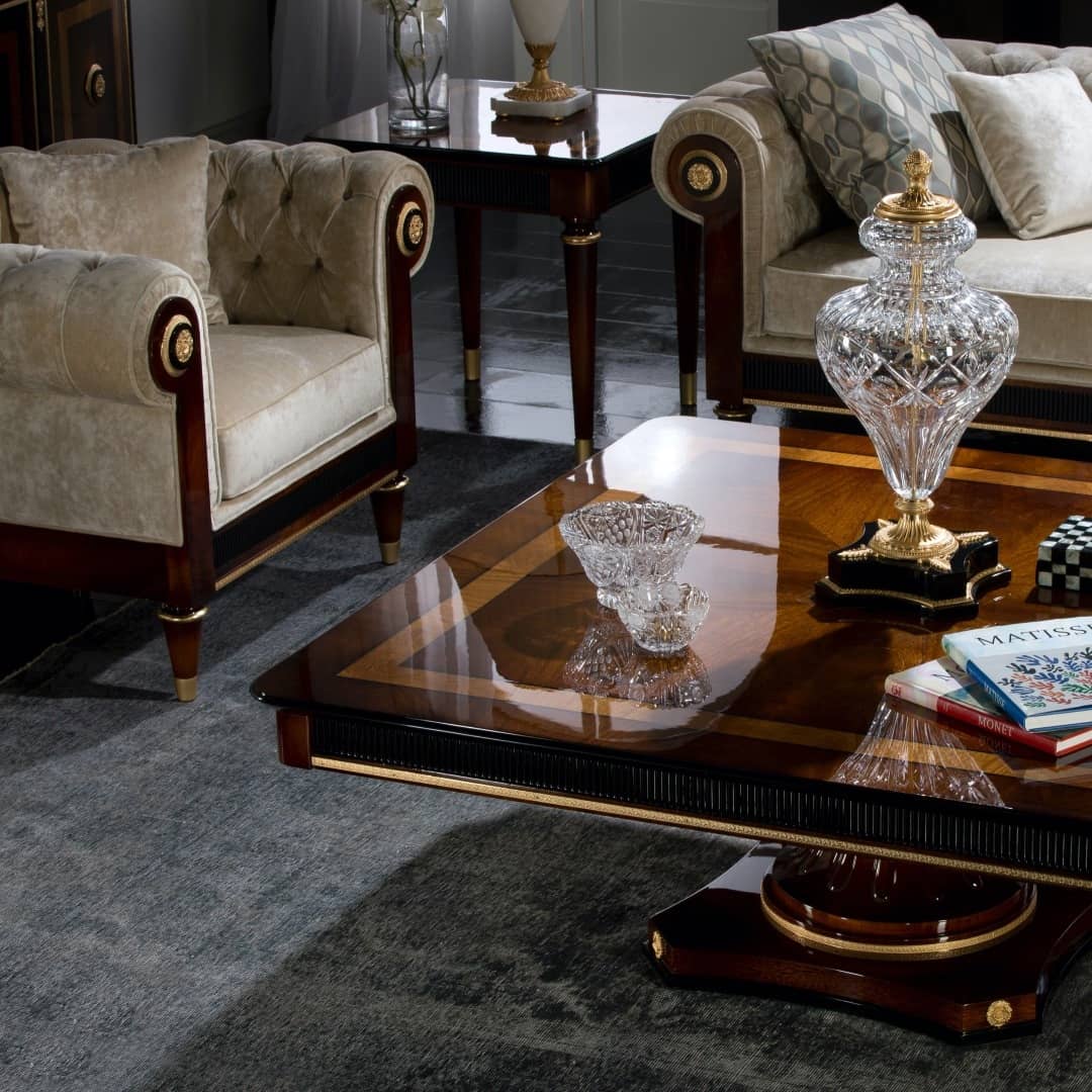 Thổ Cẩm Decor - Bàn Trà VERMONT cổ điển đẹp Bàn Trà VERMONT cổ điển