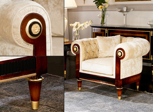 Thổ Cẩm Decor - Sofa Đơn VERMONT ấn tượng mẫu Sofa Đơn VERMONT ấn tượng